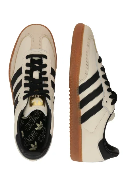ADIDAS ORIGINALS Nízke tenisky Samba púdrová / čierna / vaječná škrupina béžová