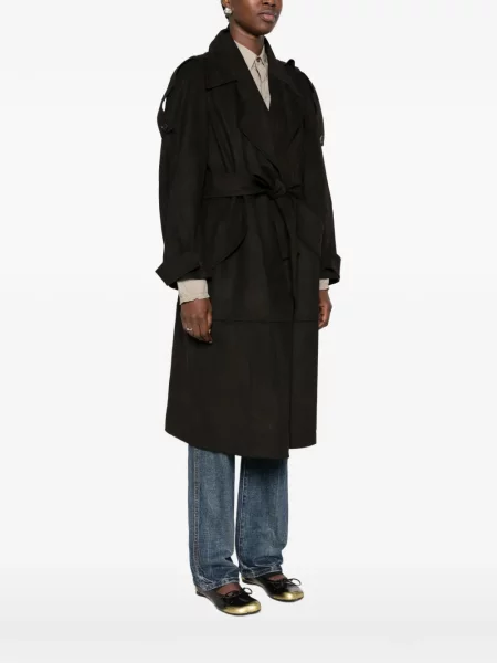 Cu centură trenci Low Classic clasic maro