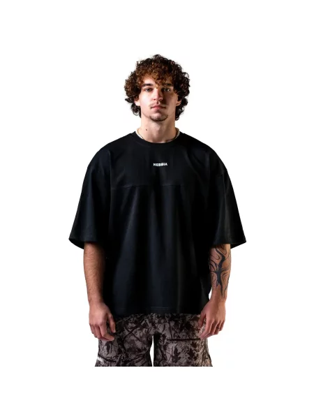 T-shirt Nebbia Power Oversized czarna