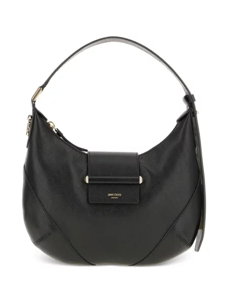 Geanta de piele Jimmy Choo din piele negru