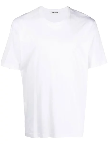 Tricou Jil Sander scurt alb