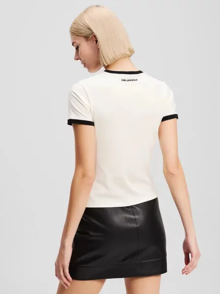 Футболка Karl Lagerfeld бежевий