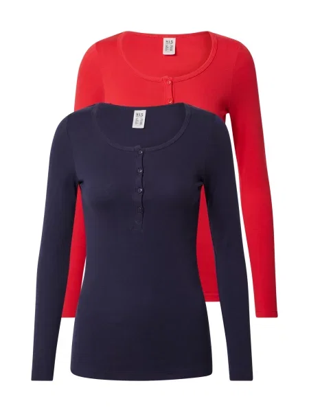 H.I.S Tricou albastru închis roșu