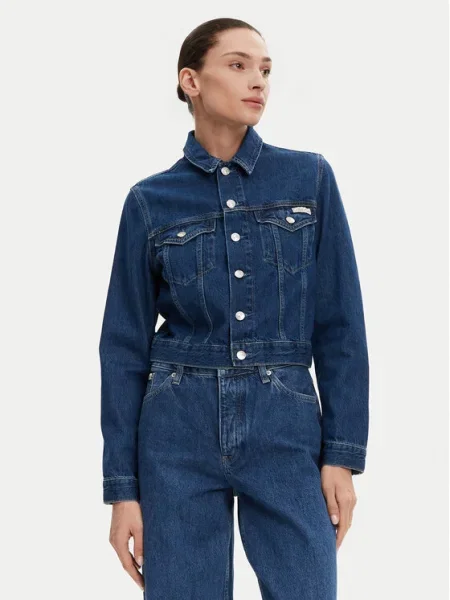 Calvin Klein Jeans Džínsová bunda modrá