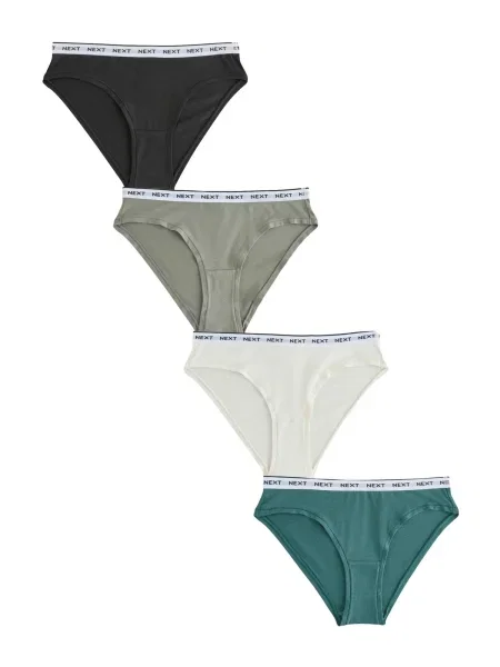 Next Spodnje hlačke pesek / kaki / petrol črna