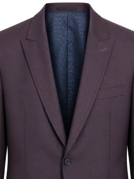 Costum Ramon Sanjurjo cu rever violet