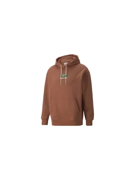 Puma x BUTTER GOODS Hoodie Mężczyźni Bluzy i bluzy z kapturem Puma Size: M brązowy