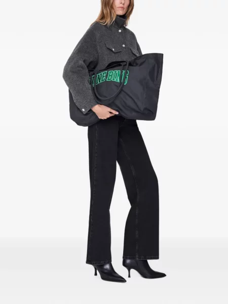 Geantă shopper Anine Bing din canvas negru