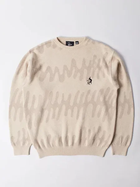 By Parra sweter wełniany Static stalker lekki beżowy