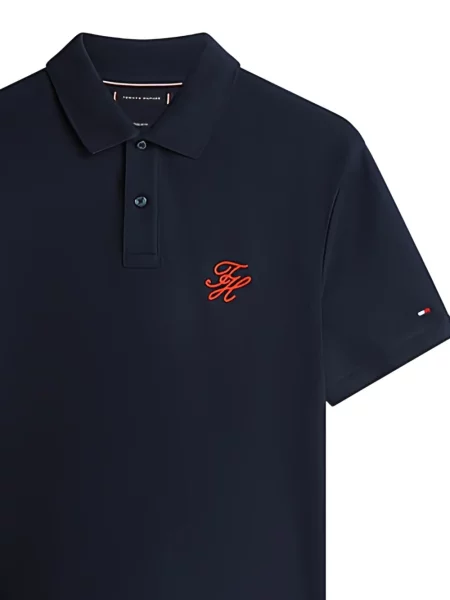 Polo Tommy Hilfiger με κέντημα μπλε
