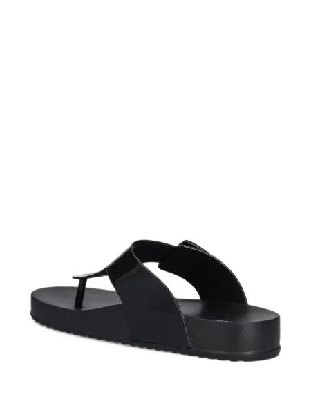 Șlapi Melissa cu cataramă negru