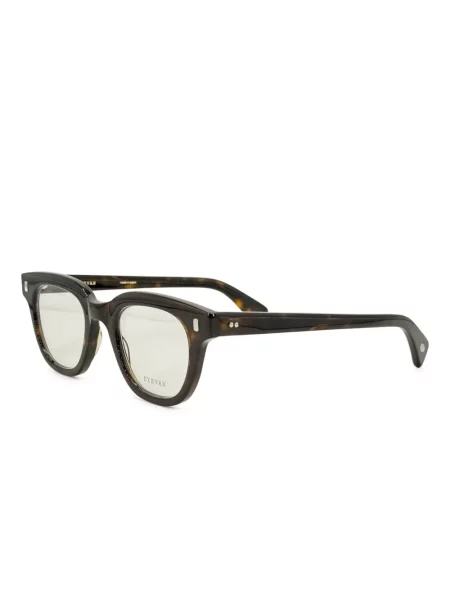 Ochelari de soare Eyevan7285 cu imprimeu geometric maro