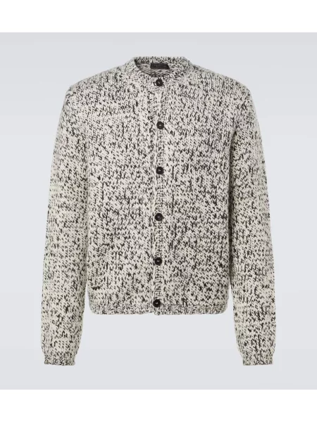 Cardigan Prada de lână gri