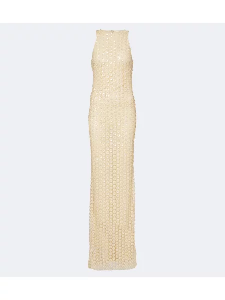 Rochie The New Arrivals Ilkyaz Ozel plasă bej