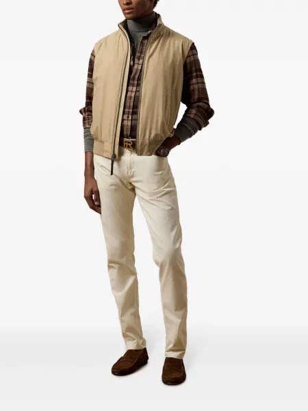 Vestă Ralph Lauren Purple Label de mătase violet