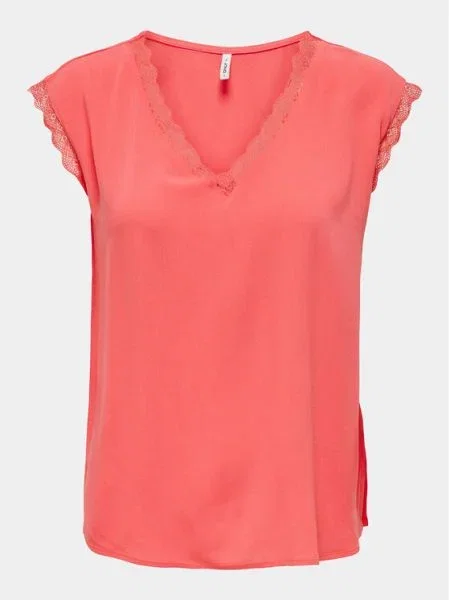 ONLY Bluză Jasmina roz