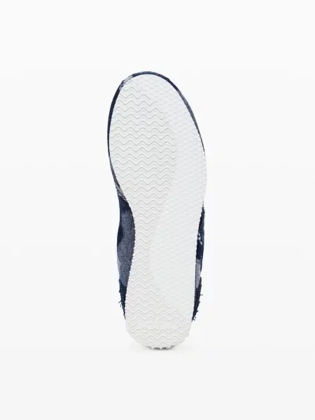 Desigual Nízke tenisky modrá denim / denim biely