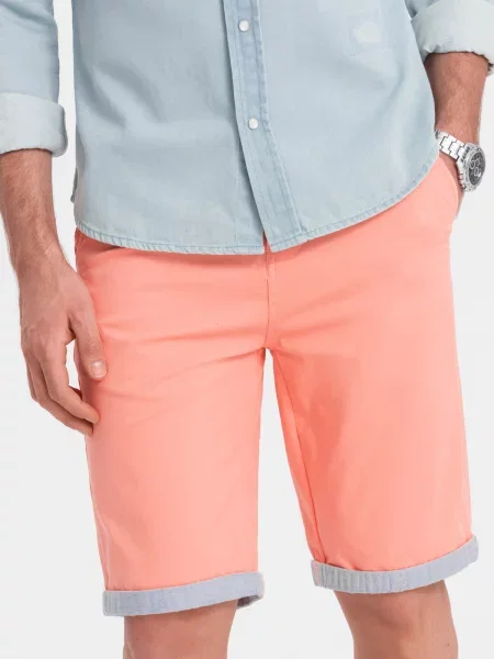 Pantaloni chino Ombre roz