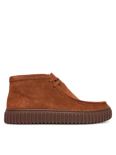 Clarks Κλειστά παπούτσια Torhill Hi πορτοκαλί