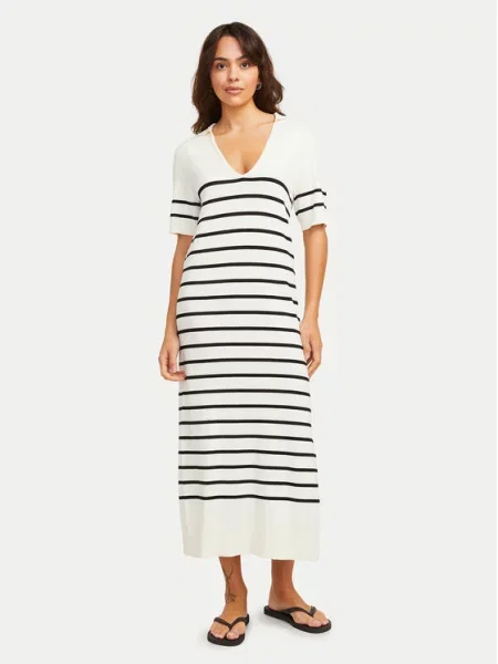JJXX Трикотажна сукня Layla Écru