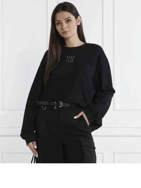HUGO Hanorac Classic Crew negru