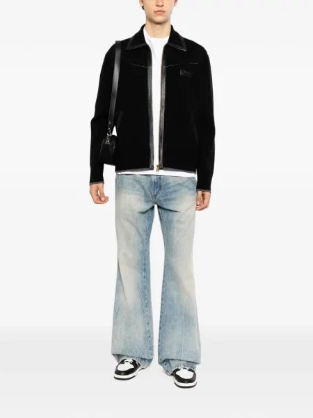 Geanta de piele Amiri negru