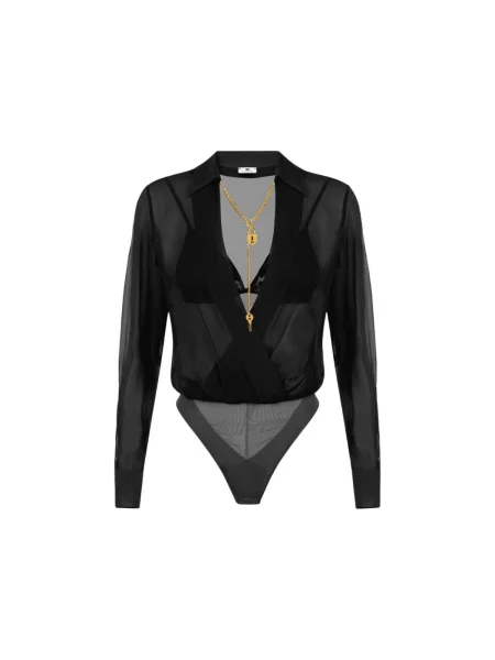 Top Elisabetta Franchi negru