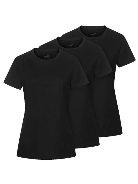 T-shirty Puma Base Black 3 pary w kolorze czarnym czarna
