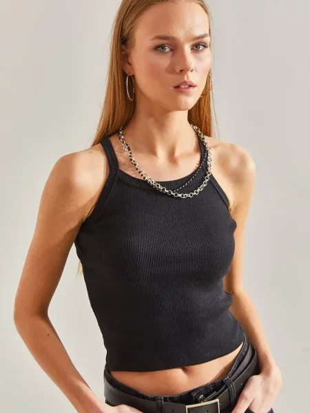 Bianco Lucci Top negru