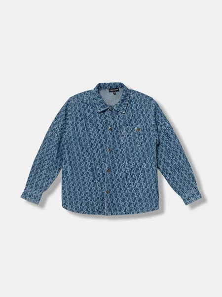Emporio Armani gyerek farmerdzseki kék