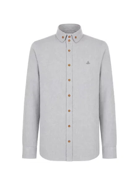 Cămașă Vivienne Westwood cu broderie gri