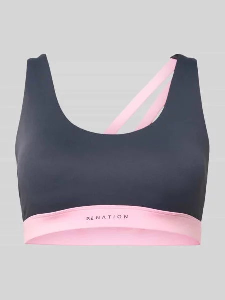 Biustonosz sportowy z nadrukiem logo model ACTIVE' P.e Nation
