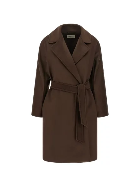 Cu centură palton Weekend Max Mara maro