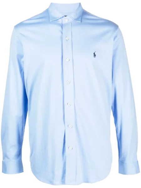 Samt tenisice Polo Ralph Lauren s herringbone uzorkom s printom plava