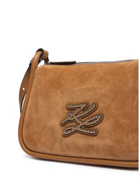 Karl Lagerfeld Torba za čez ramo K/Autograph karamel rjava