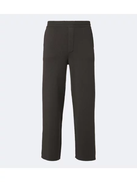 Pantaloni Lisa Yang din cașmir maro