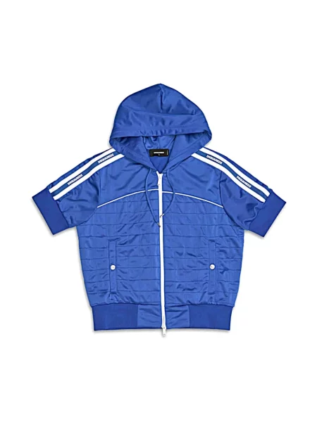 Dzianinowa kurtka Dsquared2 niebieska