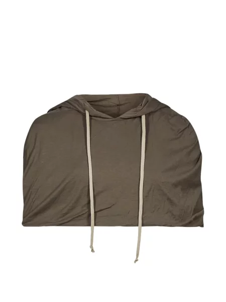 Ošišano majica s kapuljačom Rick Owens Drkshdw siva