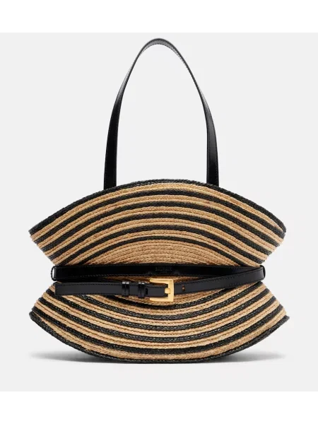Geantă Balmain cu dungi negru