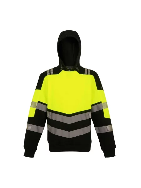 Bluza Z Kapturem Odblaskowa czarna