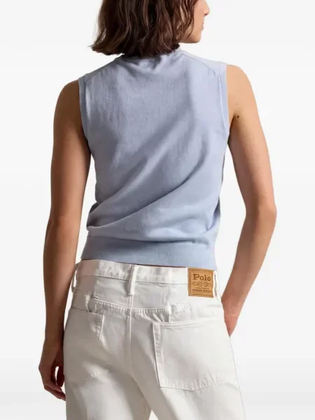 Polo Polo Ralph Lauren με αυτόγραφο με κορδόνια με δαντέλα μπλε
