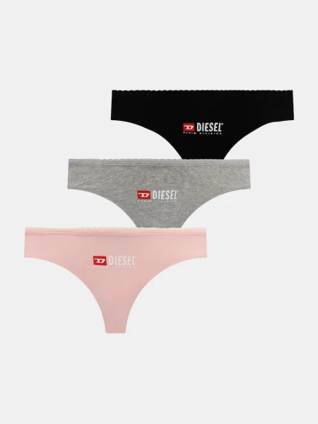 Diesel Tanga UNDERPANTS šedé