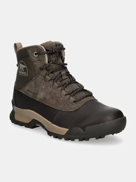 Sorel ghete de piele BUXTON LITE LACE PLUS WP barbati maro