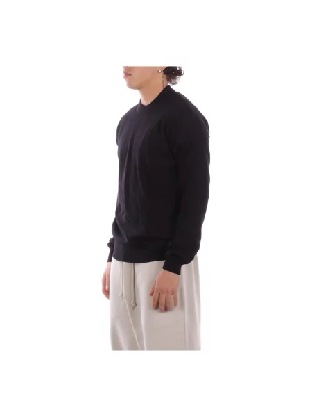 Sweter Alpha Studio wełniany czarny