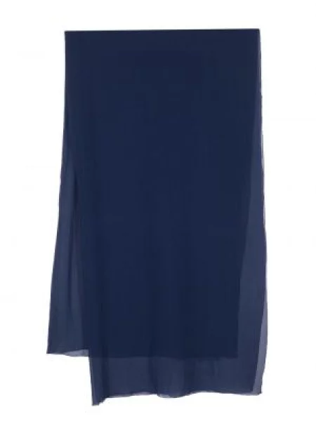 Fular Alberta Ferretti de mătase albastru