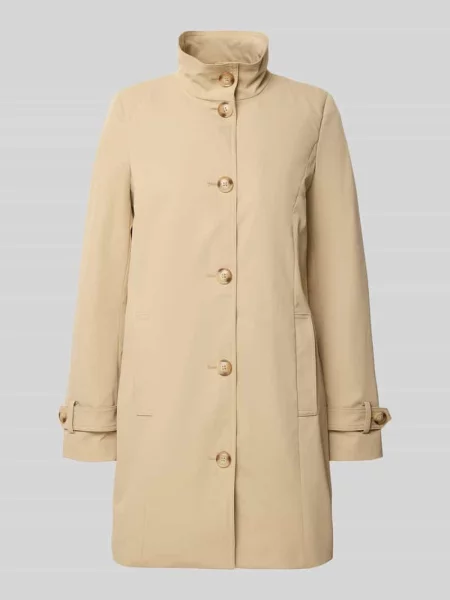 Trencz ze stójką i patkami na rękawach Christian Berg Woman Selection