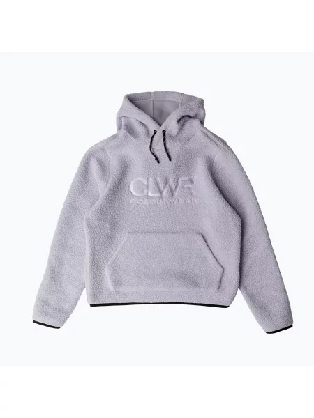 Дамски суитшърт Colourwear Teddy Hood lilacк виолетово