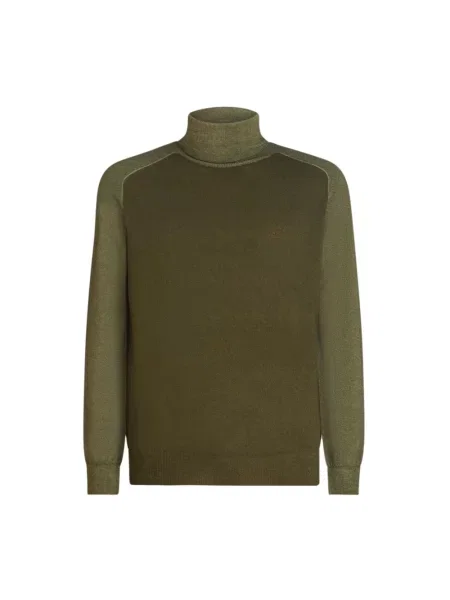 Sweter Etro wełniany zielony