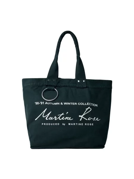 Martine Rose torebka Bondage Tote Bag zielony czarna