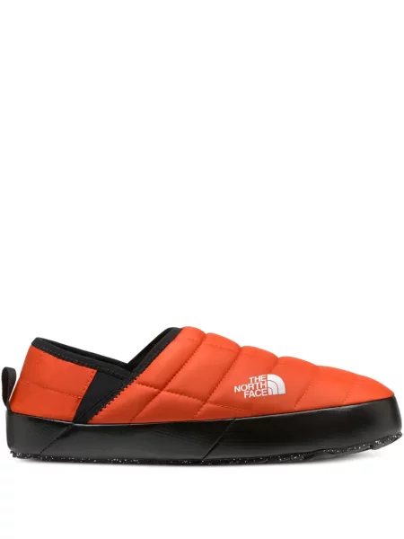 Matlasat papuci tip mules The North Face cu imagine portocaliu